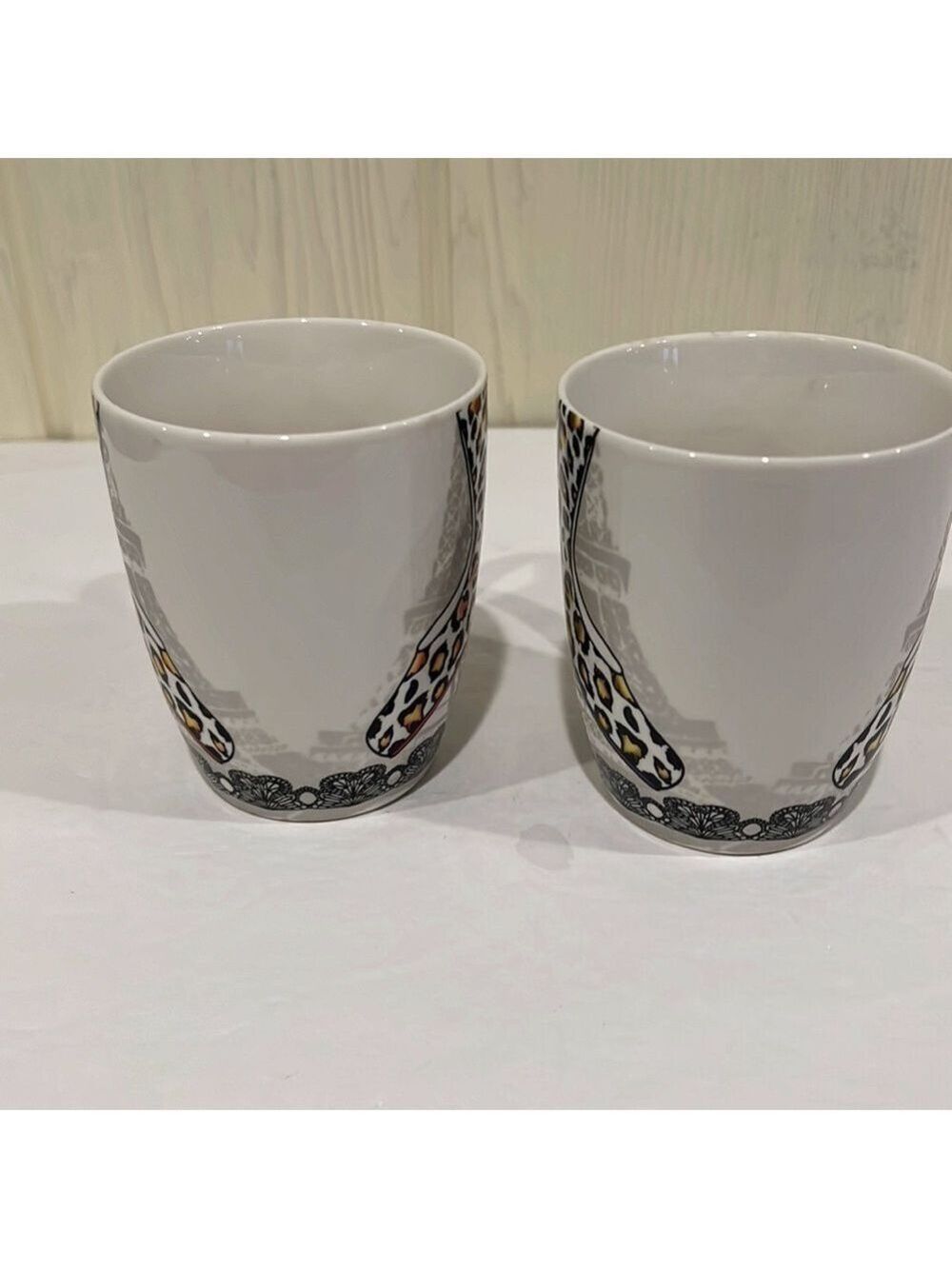 Paris and Stilettos Mugs Set of 2 - Picture 4 of 7